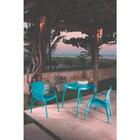 Cadeira Plastica Monobloco Com Bracos Clarice Marsala