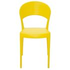 Cadeira Plastica Monobloco Sissi Amarela