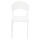 Cadeira Plastica Monobloco Sissi Branca