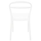 Cadeira Plastica Monobloco Sissi Branca Encosto Vazado