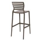 Cadeira Plastica Monobloco Sofia Camur A Encosto Vazado Horiz