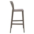 Cadeira Plastica Monobloco Sofia Camur A Encosto Vazado Horiz