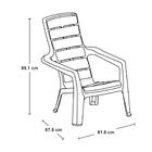 Cadeira Plástica Praiana Baru Rimax