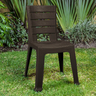 Cadeira Plástica Sem Braços Baru Marrom Rimax