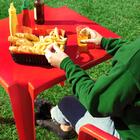 Cadeira Plástica Vermelha Mor