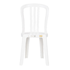 Cadeira Plástico Miami Bistrot Branca 89x44cm