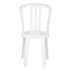 Cadeira Plástico Miami Bistrot Branca 89x44cm