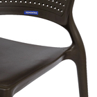 Cadeira Plástico Safira Marrom 82x43cm