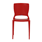 Cadeira Plástico Safira Vermelha 82x43cm