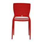 Cadeira Plástico Safira Vermelha 82x43cm