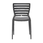 Cadeira Plástico Sofia Cinza 82x45cm