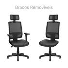 Cadeira Plaxmetal Brizza Presidente