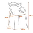 Cadeira Polipropileno Alegra Espresso Móveis Branco