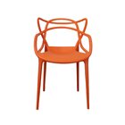 Cadeira Polipropileno Alegra Espresso Móveis Laranja