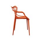 Cadeira Polipropileno Alegra Espresso Móveis Laranja