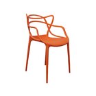 Cadeira Polipropileno Alegra Espresso Móveis Laranja