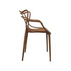 Cadeira Polipropileno Alegra Espresso Móveis Marrom Capuccino