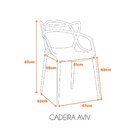 Cadeira Polipropileno Alegraespresso Móveis Vermelho