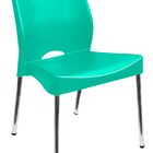 Cadeira Polipropileno Cromada Toulon - Aqua