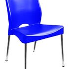 Cadeira Polipropileno Cromada Toulon - Azul