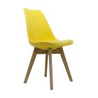 Cadeira Polipropileno Madeira Saarinen Wood Espresso Móveis A