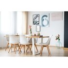 Cadeira Polipropileno Madeira Saarinen Wood Espresso Móveis B