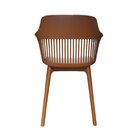 Cadeira Polipropileno Montreal Marrom Fratini