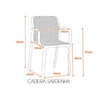 Cadeira Polipropileno Sardenha  Fendi