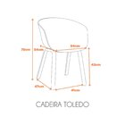 Cadeira Polipropileno Toledo Fratini Fendi