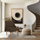 Cadeira Poltona Juliana Suede Marrom Pés Palito Castanho - Pa