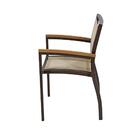 Cadeira Poltrona Acelga Alumínio E Tela Sling Para Piscina