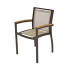 Cadeira Poltrona Acelga Alumínio E Tela Sling Para Piscina