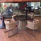 Cadeira Poltrona Alumínio E Corda Náutica Jardim Varanda