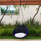 Cadeira Poltrona Balanço Suspensa Cancun Azul, P/ Área Extern