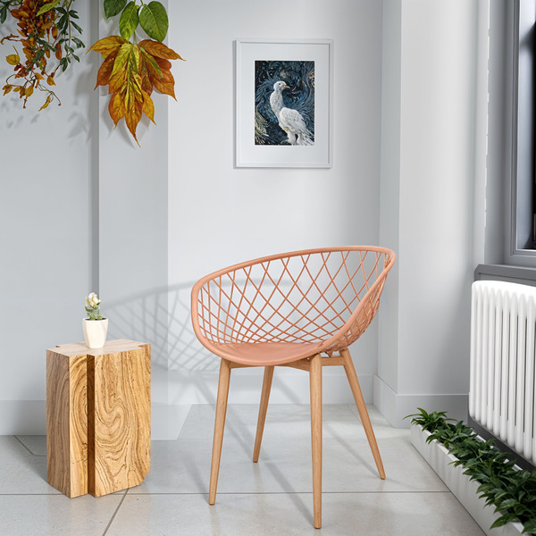 Cadeira Poltrona Clarice Sidera Nest Web C/ Apoio De Braço -