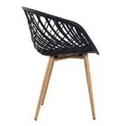 Cadeira Poltrona Clarice Sidera Preto Sala De Jantar Preto