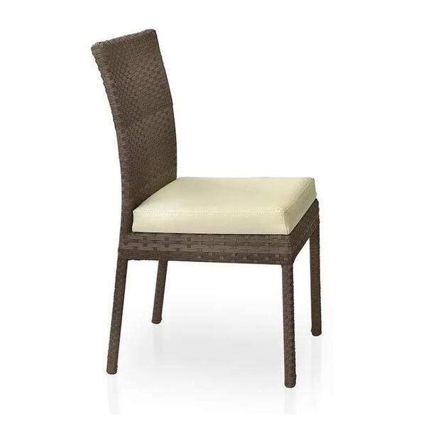 Cadeira Poltrona De Jardim Sala Jantar Em Fibra E Alumínio