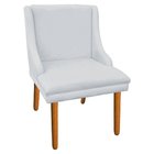 Cadeira Poltrona Decorativa Liz Suede Cinza – D'rossi