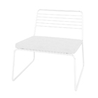 Cadeira Poltrona Em Aço Até 100 Kg Po05 Branco Pu Pozza