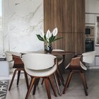 Cadeira Poltrona Em Madeira Maciça E Linho Nicole Creme