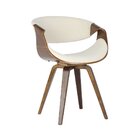 Cadeira Poltrona Em Madeira Maciça E Linho Nicole Creme