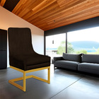 Cadeira Poltrona Estofada Para Sala De Jantar Valentina Velud