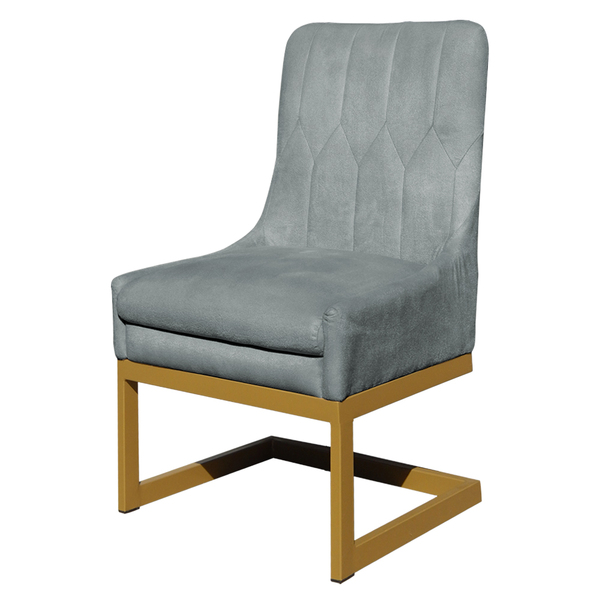 Cadeira Poltrona Estofada Para Sala De Jantar Valentina Velud