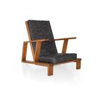 Cadeira Poltrona Para Descanso Em Madeira Casa E Jardim Robus