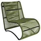 Cadeira Poltrona Porto Para Área Externa Em Alumínio E Corda