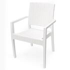 Cadeira Poltrona Rattan Milano Branca