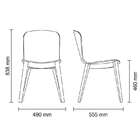 Cadeira Porto Madeira Estof Preto