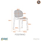 Cadeira Positano - Cinza