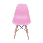 Cadeira Pp Base Madeira Dkr Or Design Rosa