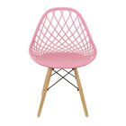 Cadeira Pp Base Madeira Kaila Rosa